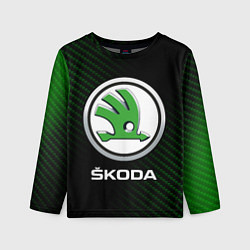 Детский лонгслив SKODA Карбон