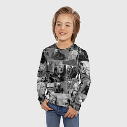 Лонгслив детский Ведьмак комикс, цвет: 3D-принт — фото 2