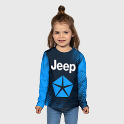 Лонгслив детский JEEP Абстракция, цвет: 3D-принт — фото 2