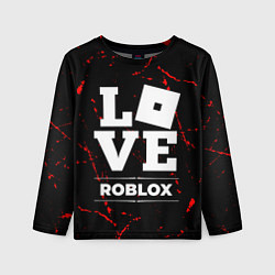 Лонгслив детский Roblox Love Классика, цвет: 3D-принт