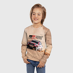 Лонгслив детский Toyota Gazoo Racing Desert Rally, цвет: 3D-принт — фото 2
