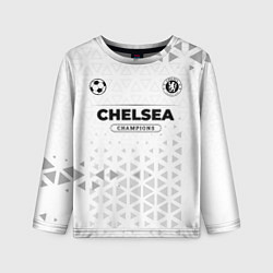 Лонгслив детский Chelsea Champions Униформа, цвет: 3D-принт