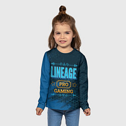 Лонгслив детский Игра Lineage: PRO Gaming, цвет: 3D-принт — фото 2