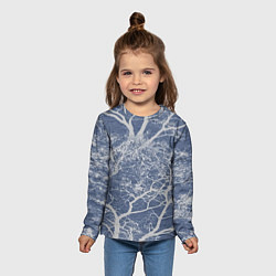 Лонгслив детский Композиция из веток Природа, цвет: 3D-принт — фото 2