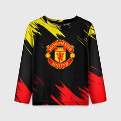 Детский лонгслив Manchester united Texture