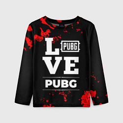 Лонгслив детский PUBG Love Классика, цвет: 3D-принт