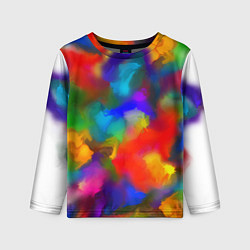 Детский лонгслив Палитра художника