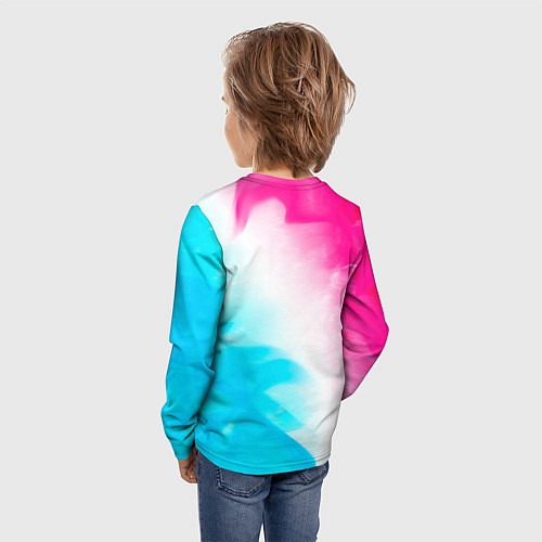 Детский лонгслив Exeed Neon Gradient / 3D-принт – фото 4