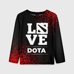 Лонгслив детский Dota Love Классика, цвет: 3D-принт