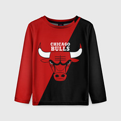 Лонгслив детский Chicago Bulls NBA, цвет: 3D-принт