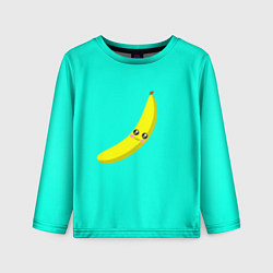 Лонгслив детский Я - банан, цвет: 3D-принт