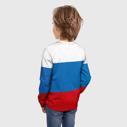 Детский лонгслив Im Russian / 3D-принт – фото 4