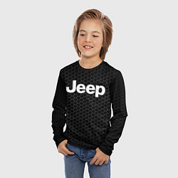 Лонгслив детский Jeep Соты, цвет: 3D-принт — фото 2