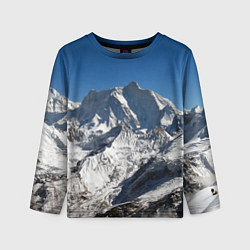 Лонгслив детский Канченджанга, Гималаи, 8 586 м, цвет: 3D-принт