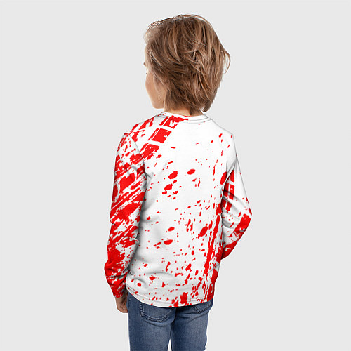 Детский лонгслив Грид легендс - гонки / 3D-принт – фото 4