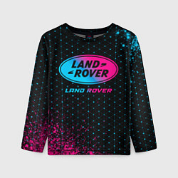 Лонгслив детский Land Rover - neon gradient, цвет: 3D-принт