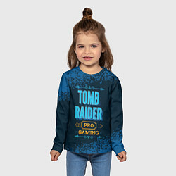 Лонгслив детский Игра Tomb Raider: pro gaming, цвет: 3D-принт — фото 2
