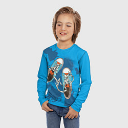 Лонгслив детский Мои любимые кеды, цвет: 3D-принт — фото 2