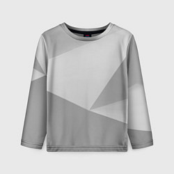 Детский лонгслив Геометрические серые фигуры