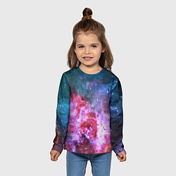 Лонгслив детский Астрономия - вселенная, цвет: 3D-принт — фото 2