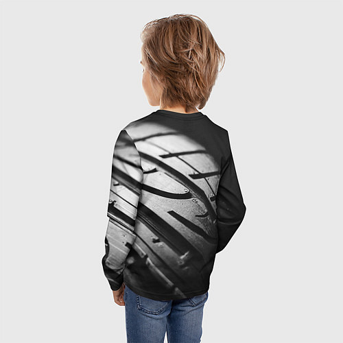 Детский лонгслив Formula 1 - dark theme / 3D-принт – фото 4