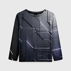 Лонгслив детский Рельефные фигуры, цвет: 3D-принт