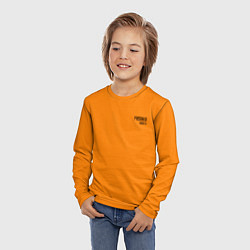 Лонгслив детский Prisoner Orange, цвет: 3D-принт — фото 2