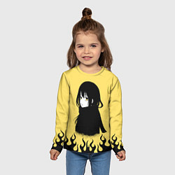 Лонгслив детский Miko art, цвет: 3D-принт — фото 2