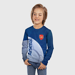 Лонгслив детский Arsenal Мяч, цвет: 3D-принт — фото 2