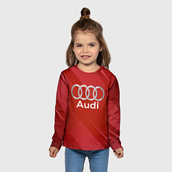 Лонгслив детский Audi abstraction, цвет: 3D-принт — фото 2