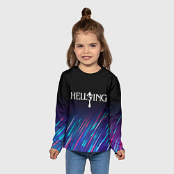 Лонгслив детский Hellsing stream, цвет: 3D-принт — фото 2
