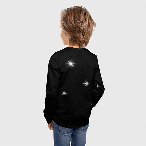 Детский лонгслив Надпись / 3D-принт – фото 4