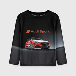 Лонгслив детский Audi sport - racing team, цвет: 3D-принт