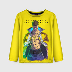 Лонгслив детский Взрослый Дэвид - Киберпанк аниме, цвет: 3D-принт