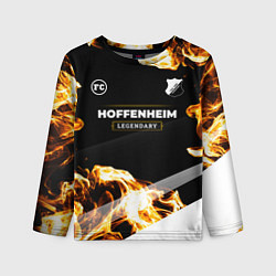 Лонгслив детский Hoffenheim legendary sport fire, цвет: 3D-принт