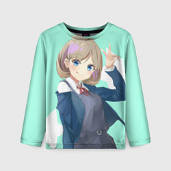 Лонгслив детский Милая Кэкэ Тан - Живая любовь Суперзвезда, цвет: 3D-принт