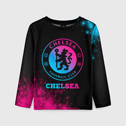 Лонгслив детский Chelsea - neon gradient, цвет: 3D-принт