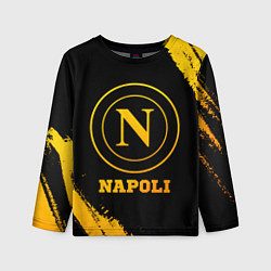 Лонгслив детский Napoli - gold gradient, цвет: 3D-принт