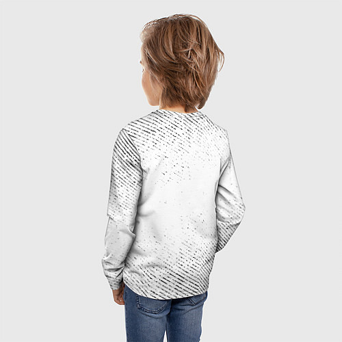 Детский лонгслив Pokemon с потертостями на светлом фоне / 3D-принт – фото 4