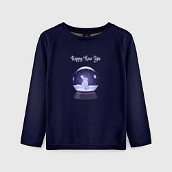 Детский лонгслив Снежный шар