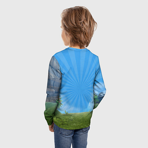 Детский лонгслив My Singin Monsters - Зерномех / 3D-принт – фото 4