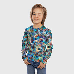 Лонгслив детский Нейро космос, цвет: 3D-принт — фото 2