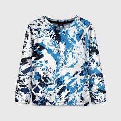 Лонгслив детский Взрыв гжели, цвет: 3D-принт