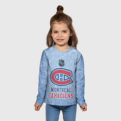Лонгслив детский Montreal Canadiens - NHL, цвет: 3D-принт — фото 2