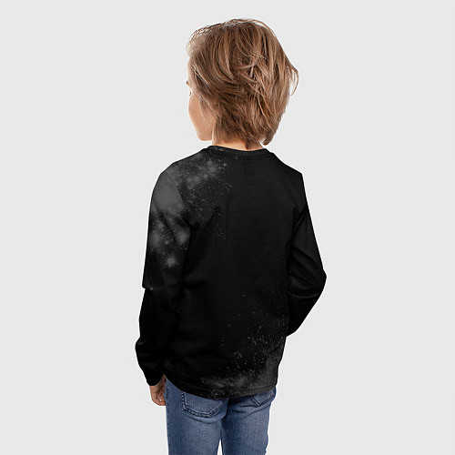 Детский лонгслив Анна и желтый символ СССР со звездой / 3D-принт – фото 4