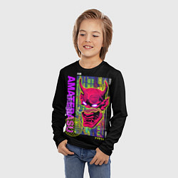 Лонгслив детский Аматерасу кибердемон, цвет: 3D-принт — фото 2