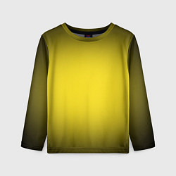 Лонгслив детский Желтый градиент, цвет: 3D-принт