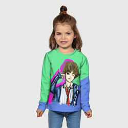 Лонгслив детский Динамит Ви, цвет: 3D-принт — фото 2