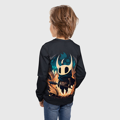 Детский лонгслив Hollow Knight c посохом / 3D-принт – фото 4
