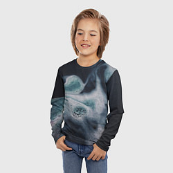 Лонгслив детский Дымчатая пенка, цвет: 3D-принт — фото 2